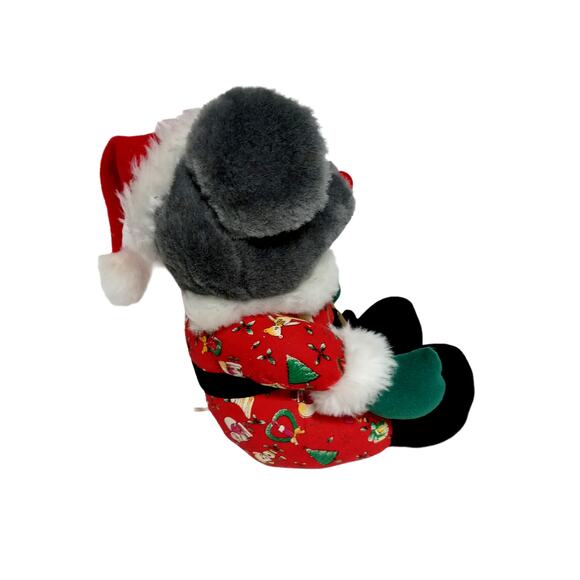 🐭 Vintage Santa Mouse Plush Stuffed Animal Christmas Holiday Decor 🎄🎅🏻 - Picture 4 of 9